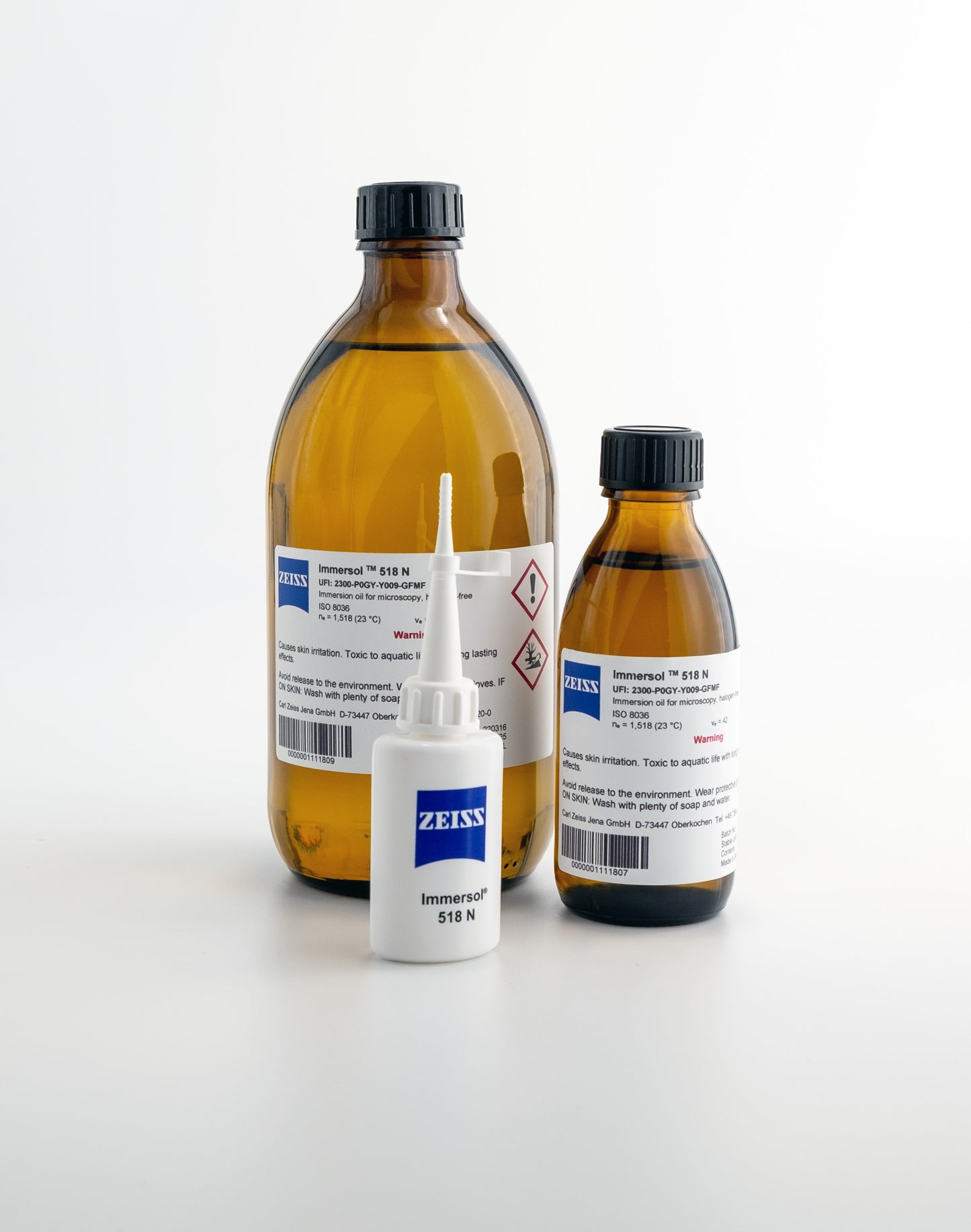 ZEISS Immersol 518 N Microscope Immersion Oil – 20 mL - Brightfield Use
