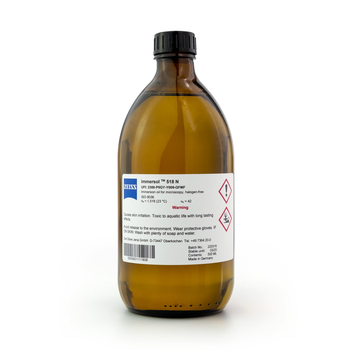 Immersion oil for Brightfield - Immersol 518 N