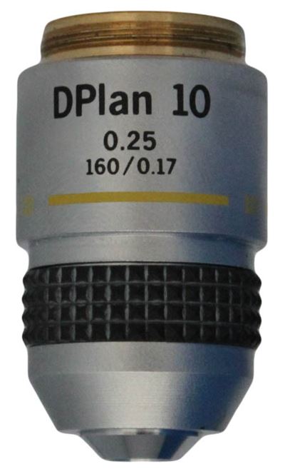 Olympus DPlan 10 X 0.25 160 0.17 Microscope Objective for sale online 