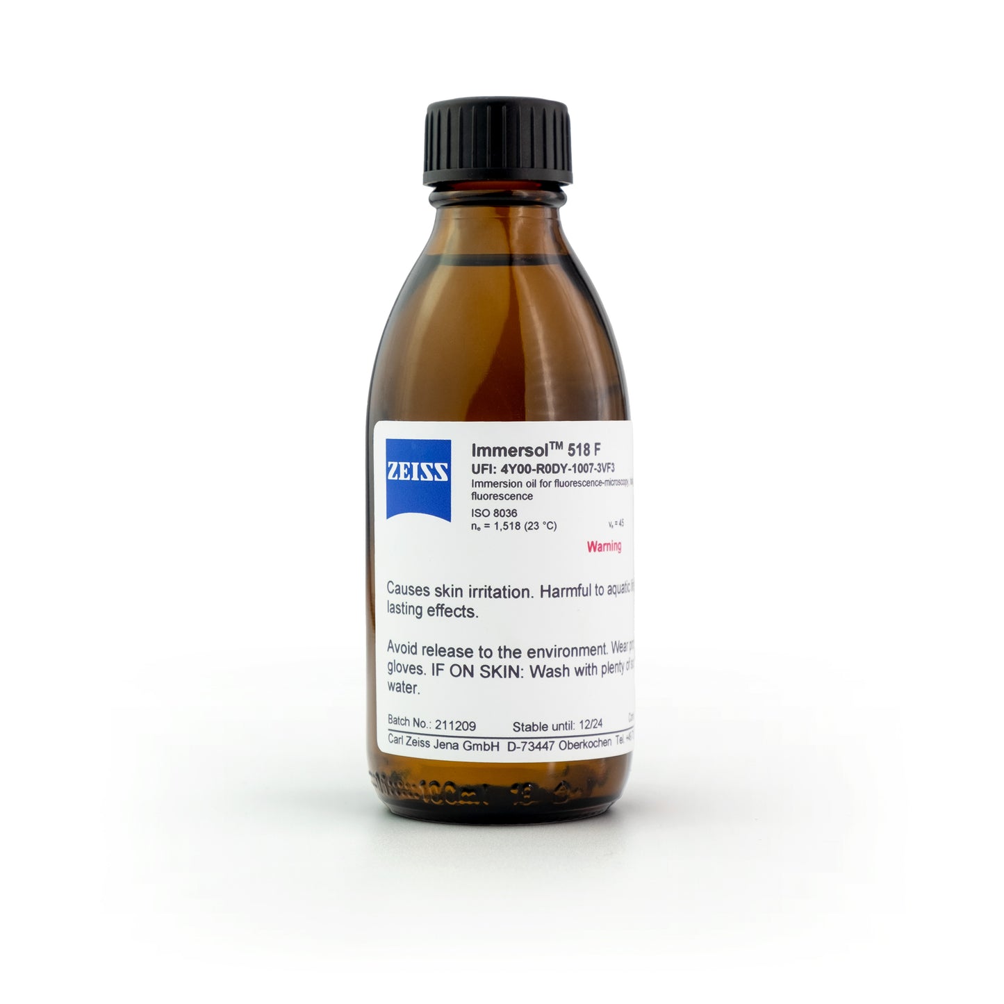 Immersion oil for Fluorescence and Brightfield - Immersol 518 F